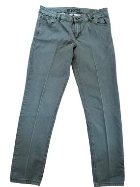 Juniors Rue21 Mid Rise Skinny Jeans in Slate Green Size 13/14R
